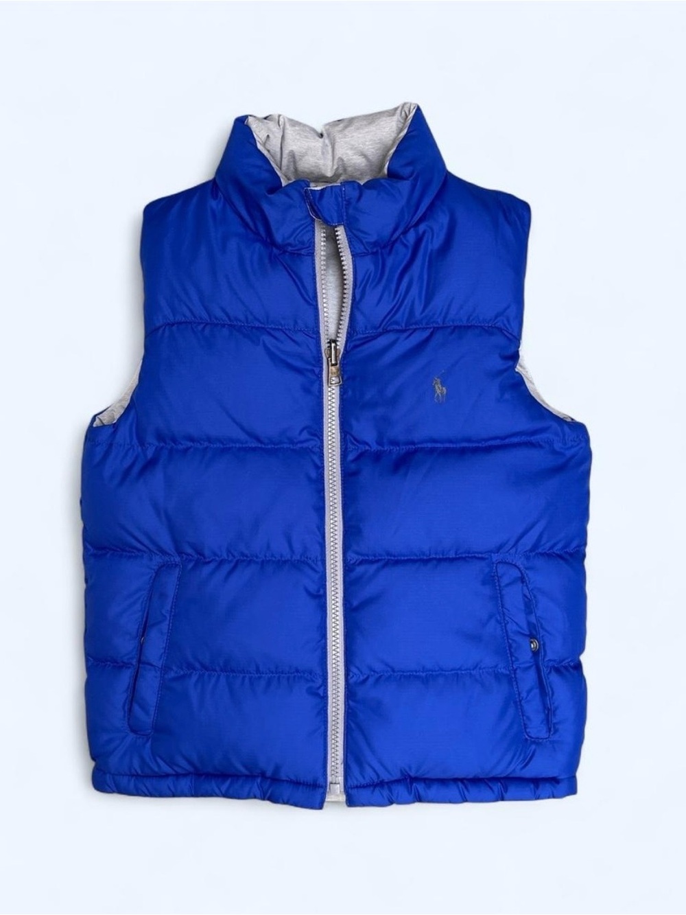 Polo Ralph Lauren kids reversible down puffer vest preppy fall outdoor cabin 7